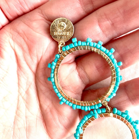 Sugarfix by Baublebar Turquoise Beaded Earrings - Picture 4 of 4